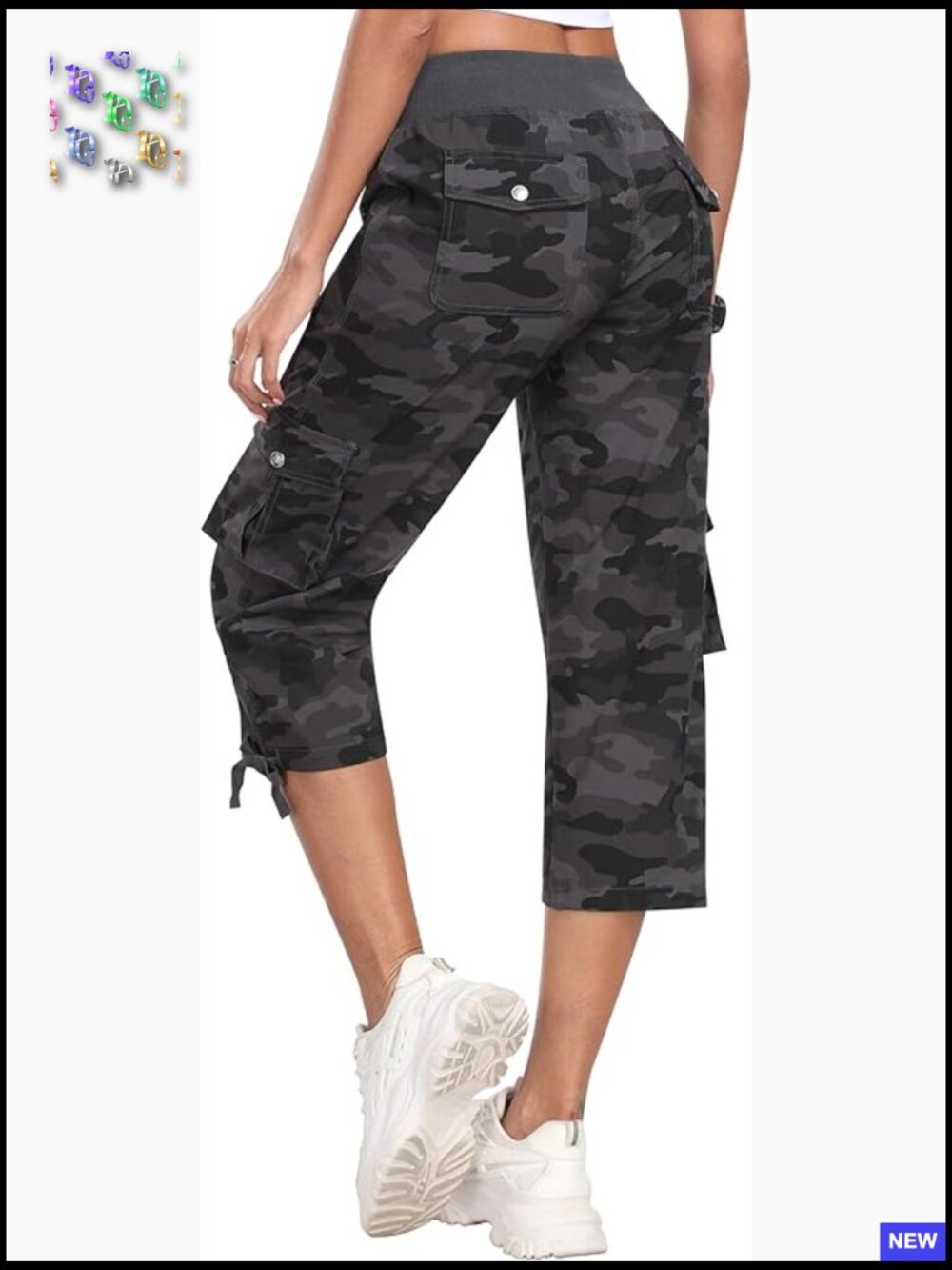 Lightweight Cargo Capris Quick Dry Hiking Pants Loose Fit Comfy Outdoor Travel